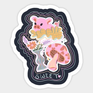 Sweet Pig Sticker